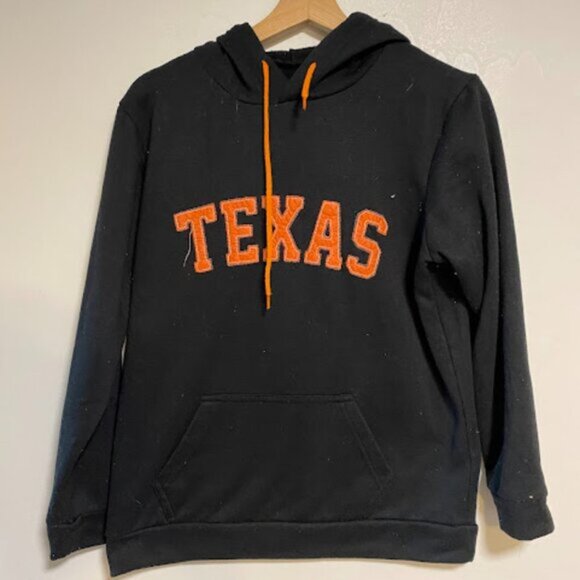 Simplymm Texas Appliqué Black Graphic Hoodie Size M - Picture 2 of 8
